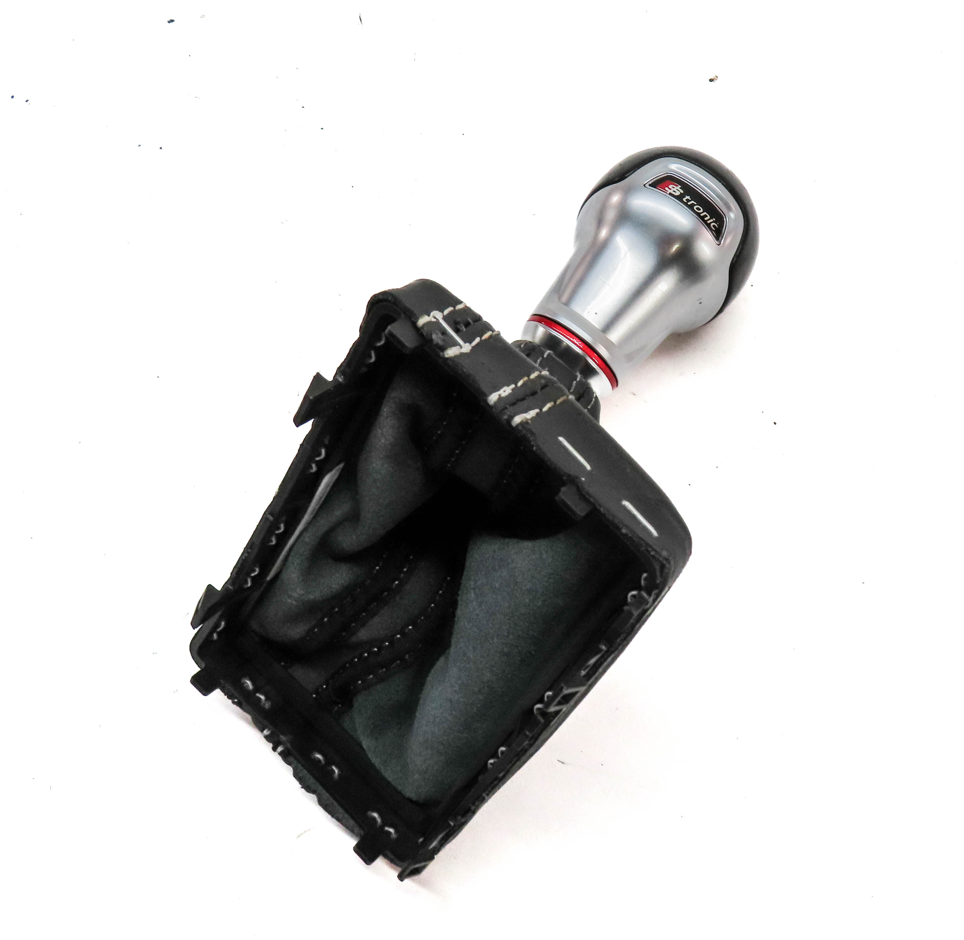 2015 AUDI S3 (8V) FRONT LEFT DRIVER FLOOR SHIFT SHIFTER HANDLE KNOB w/ BOOT — exact item pictured